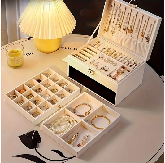 Three-in-One Jewelry Storage Box ⑈