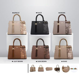 Bolso tote de monograma real