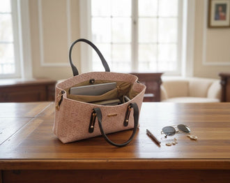 Bolso tote de monograma real